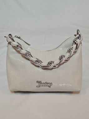 Juicy Couture 'Enchanted Hobo' Shoulder Bag Crystal Cream Color